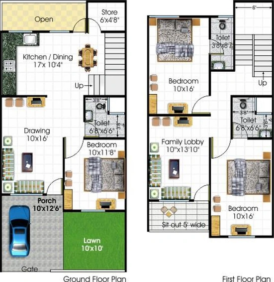 3 BHK House/Villa in Bhojpal Shri Radha Krishna Residency in Hoshangabad Road, Bhopal - Image 843673