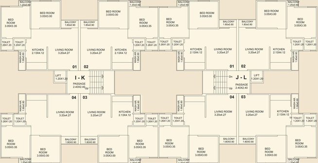 Floor Plan of Rudra Indra Heritage in Karadiya, Vadodara - Image 129076