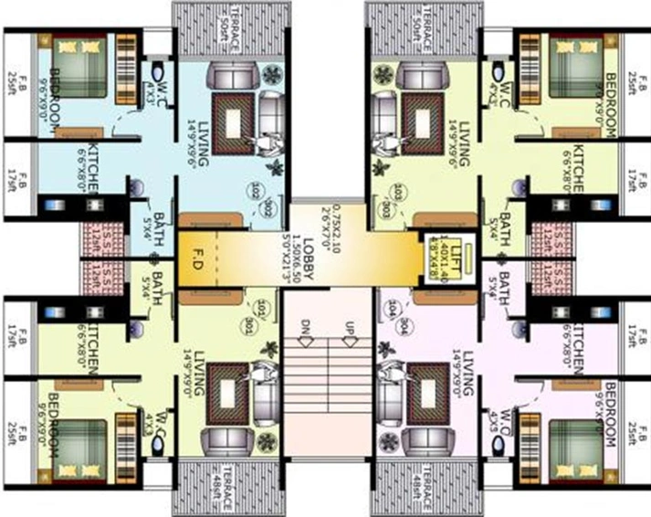 Floor Plan of Vaastu Acumen in Ulwe, Navi Mumbai - Image 259018