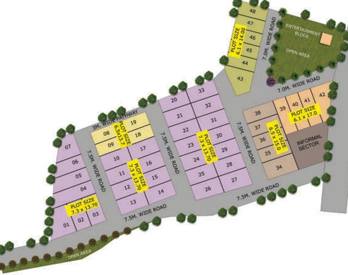 Master Plan of Soumya Marvella in Barkhera Pathani, Bhopal - Image 249481