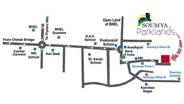 Location of Soumya Parklands - Image 249505