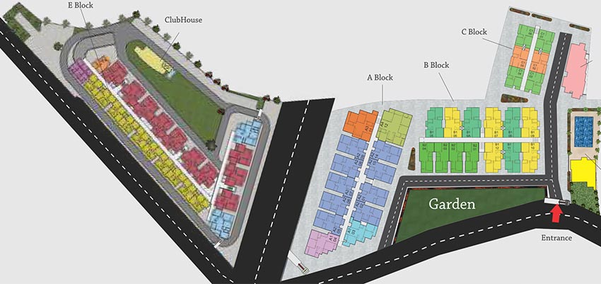 Master Plan of Agrawal Sagar Eden Garden in Bagmugaliya, Bhopal - Image 247217
