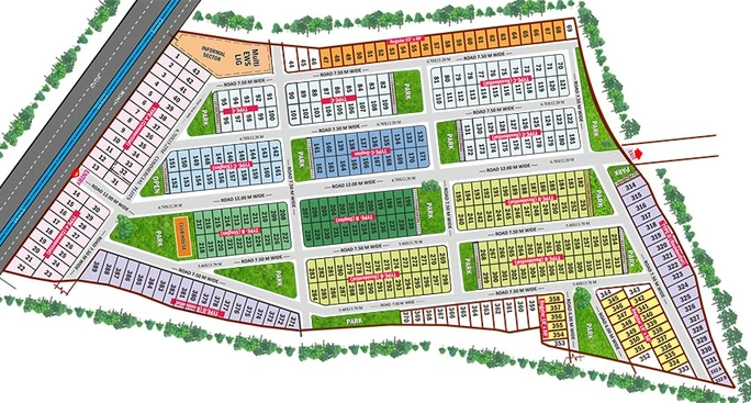 Master Plan of Agrawal Sage Suncity in Katara Hills, Bhopal - Image 247295