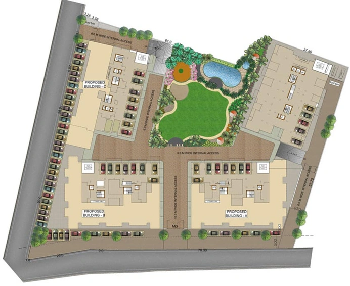 Master Plan of CD Signature in Margao, Goa - Image 233794
