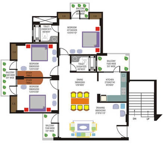 3 BHK Flat in Arihant Altura in Indirapuram, Ghaziabad - Image 835804