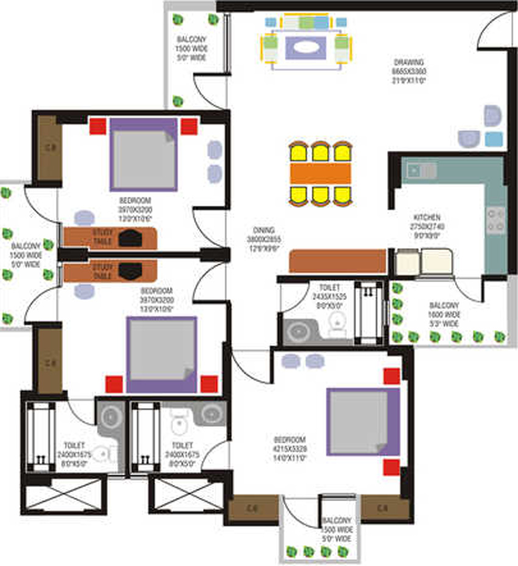 3 BHK Flat in Arihant Altura in Indirapuram, Ghaziabad - Image 835805