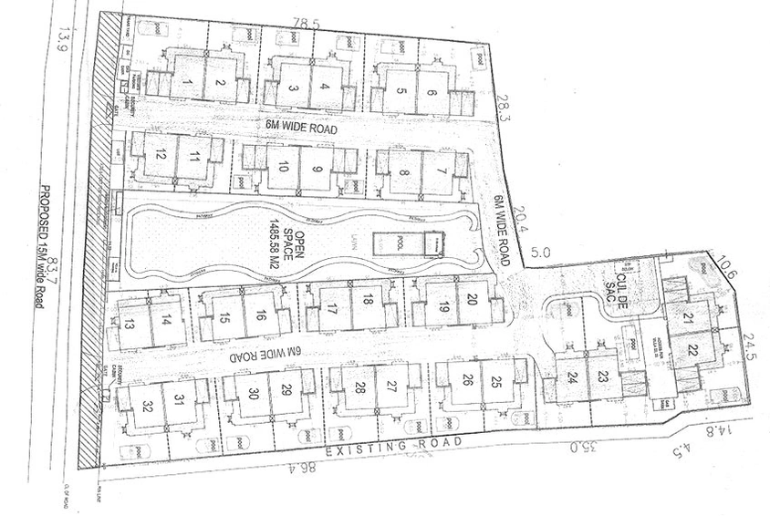 Master Plan of Acron Pilerne Palisades in Pilerne, Goa - Image 230475