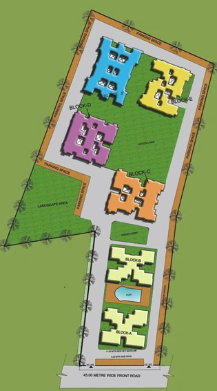 Master Plan of Nirala Eden Park in Ahnisa Khand Van, Ghaziabad - Image 231678
