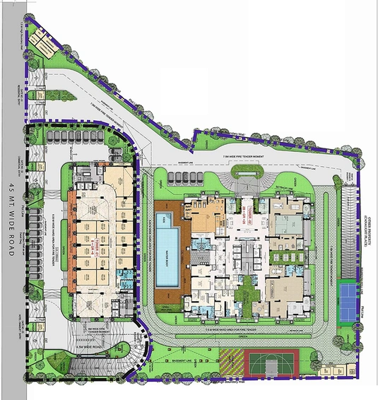 Master Plan of Purvanchal Royal Atlantis in Sultanpur Road, Lucknow - Image 252691