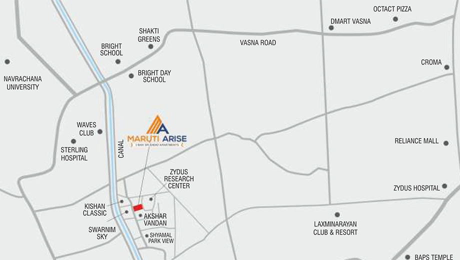 Location of Maruti Arise - Image 406320