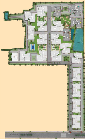 Master Plan of Signum Parkside Residency in Entally, Kolkata - Image 252781