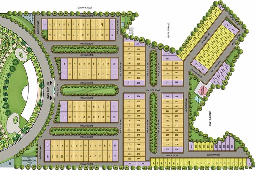 Master Plan of Gaurs Victorian Villas 6th Parkview in Yamuna Expressway, Greater Noida - Image 231830