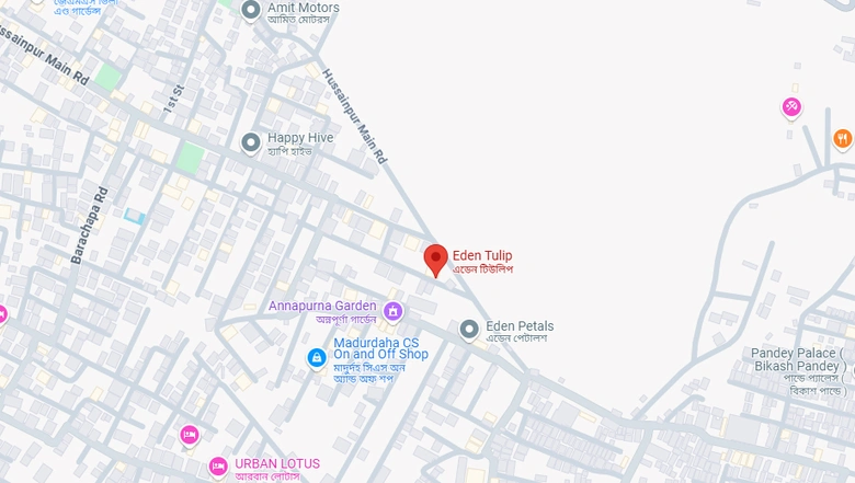 Location of Eden Tulip in Madurdaha, Kolkata - Image 252600