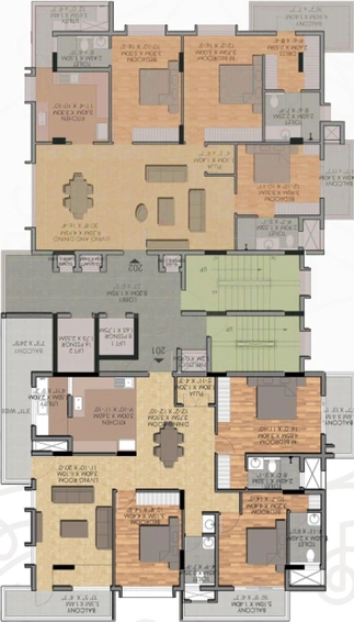 Floor Plan of Shravanee Sumo in Jayanagar, Bangalore - Image 125561