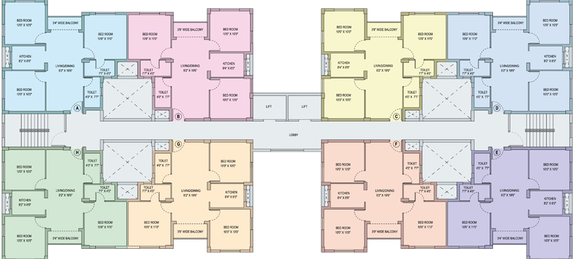 Floor Plan of Unimark Sports City in Barasat, Kolkata - Image 252862