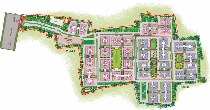 Master Plan of Unimark Sports City in Barasat, Kolkata - Image 252863