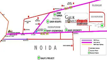 Location of Gaur Homes Elegante - Image 231664