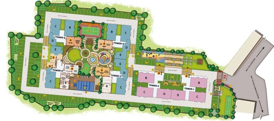 Master Plan of Unimark Lakewood Estate in Patuli, Kolkata - Image 252831