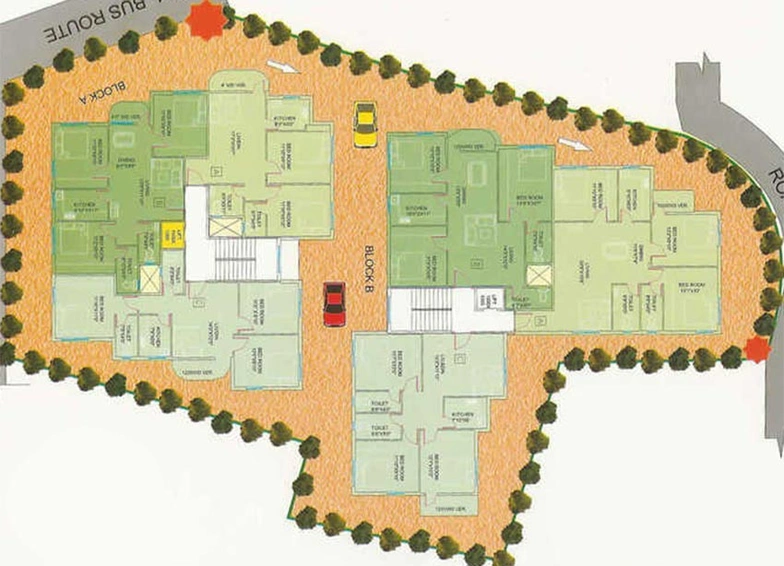 Master Plan of GPS Meena Garden in New Town, Kolkata - Image 261576