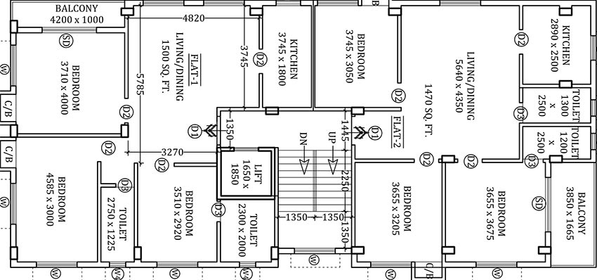 Floor Plan of Gurukul Umang in New Town, Kolkata - Image 261629