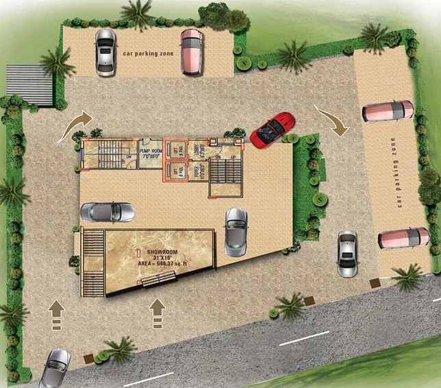 Master Plan of Gurukul Grandeur in Ballygunge, Kolkata - Image 261623