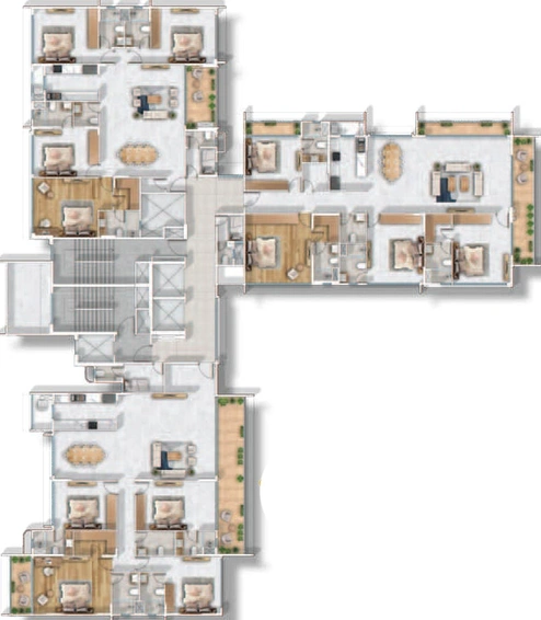 Floor Plan of Emami Aamod in New Alipore, Kolkata - Image 261541