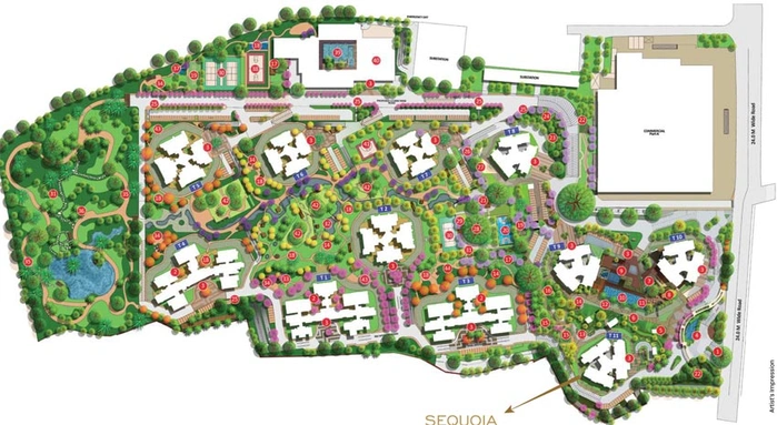 Master Plan of Shapoorji Parkwest Sequoia in Binnypet, Bangalore - Image 125582