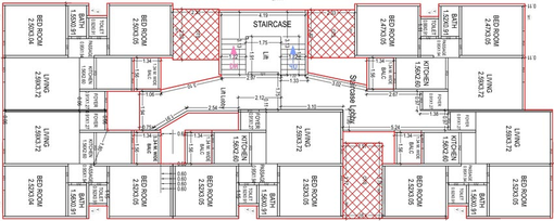 Master Plan of Santosh Swastik 4 in Nizampur, Vadodara - Image 128437