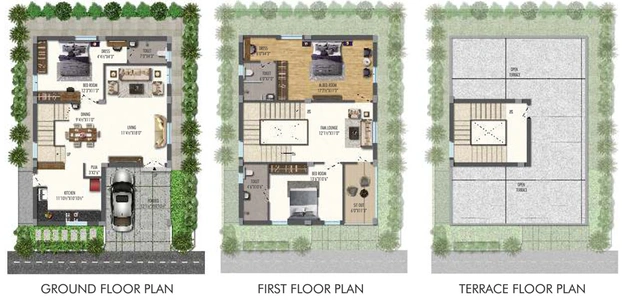 3 BHK House/Villa in APR Praveens Grandio in Bachupally, Hyderabad - Image 792687