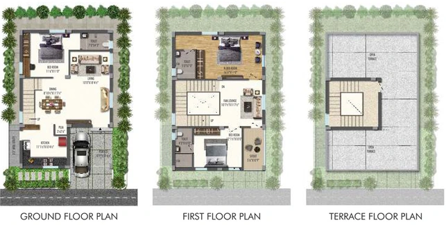 3 BHK House/Villa in APR Praveens Grandio in Bachupally, Hyderabad - Image 792686