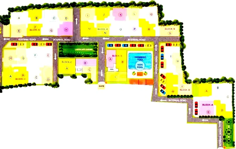 Master Plan of GM Meena Residency in Teghoria, Kolkata - Image 261585