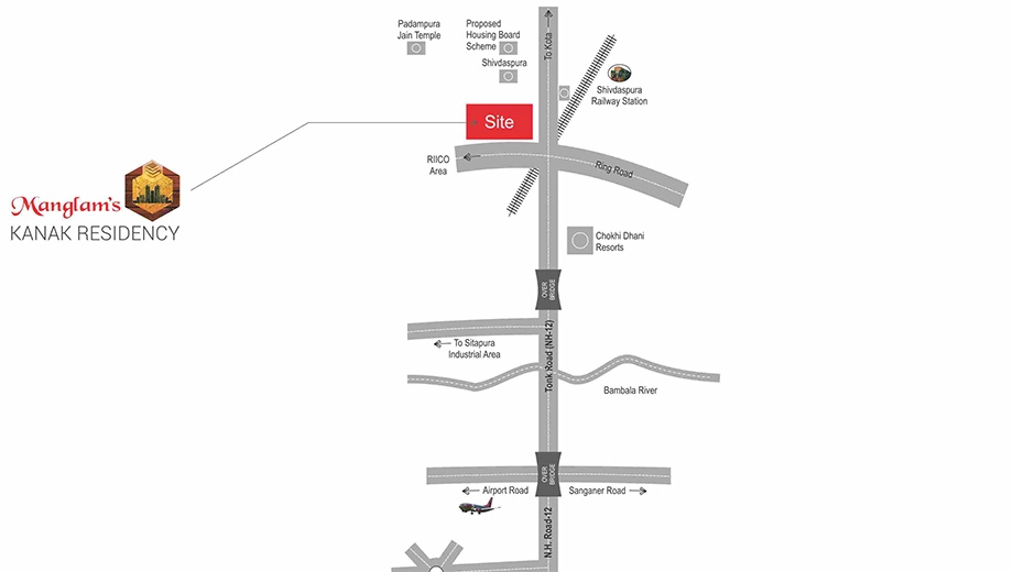 Location of Manglam Kanak Residency - Image 415204