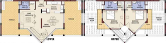 2 BHK Penthouse in Jaypee Sea Court in Jaypee Greens, Greater Noida - Image 836314