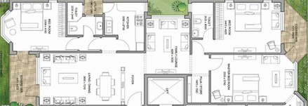 3 BHK Flat in Jaypee Spa Court in Jaypee Greens, Greater Noida - Image 836331