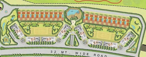 Master Plan of Jaypee Knights Court in Sector 128, Noida - Image 233829