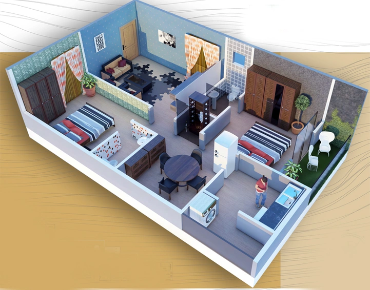 2 BHK Flat in MVV Orion in Kommadi, Visakhapatnam - Image 846701