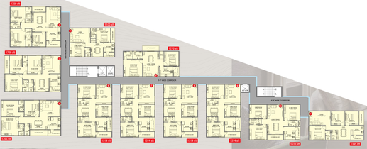 Floor Plan of MVV Orion in Kommadi, Visakhapatnam - Image 253441