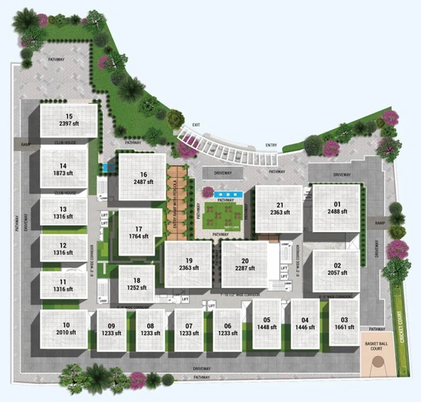 Master Plan of Lotus Grand in Kokapet, Hyderabad - Image 126970