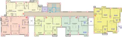 Floor Plan of Adonis Shrivilla in Garia, Kolkata - Image 257062