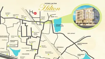 Location of Victory Lalitha Hillton - Image 127685