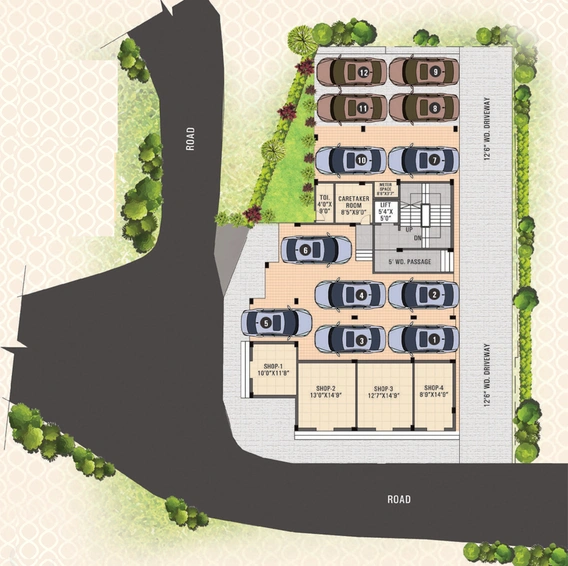 Master Plan of Kochar Pearl in Baguiati, Kolkata - Image 257295