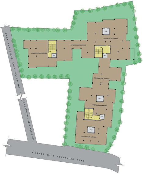 Master Plan of Mayfair White Field in Narendrapur, Kolkata - Image 257383