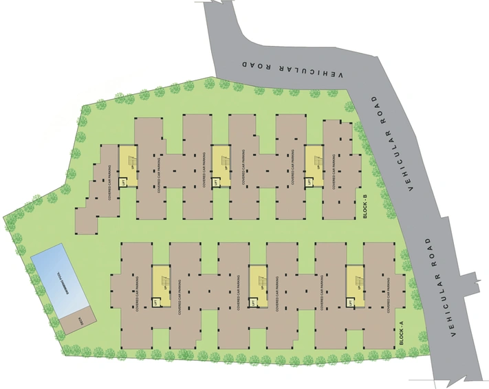 Master Plan of Mayfair Greenwoods in Narendrapur, Kolkata - Image 257360
