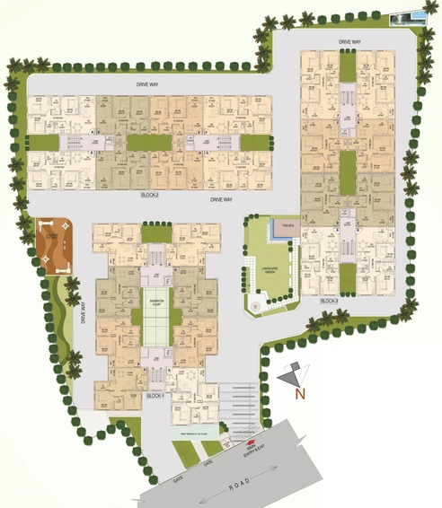Master Plan of Atri Green Residency in Sonarpur, Kolkata - Image 257123
