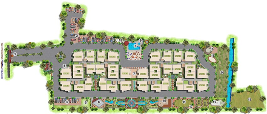 Master Plan of Maitheri Shilpitha Sunflower in Whitefield, Bangalore - Image 125875