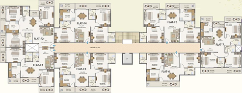 Floor Plan of Vardhman Shikhar Meridian in Patel Nagar, Bhopal - Image 249674