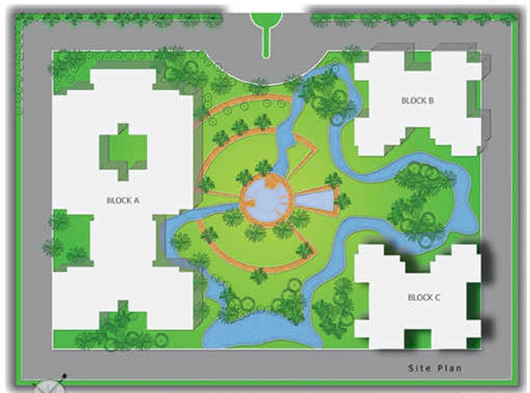 Master Plan of Samiah Melrose Square in Vrindavan Yojna, Lucknow - Image 247998