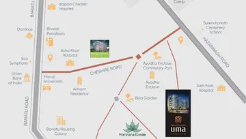 Location of Prarthana Uma Exotica - Image 261363