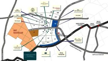 Location of Orris Carnation Residency - Image 237502