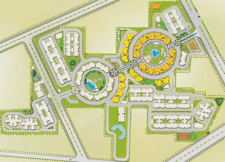 Master Plan of Orris Aster Court in Sector 85, Gurgaon - Image 237486